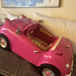 Our Generation Pink Convertible Doll Car