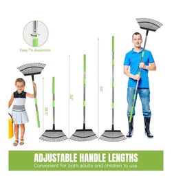 Escoba de fierro garden leaf rake