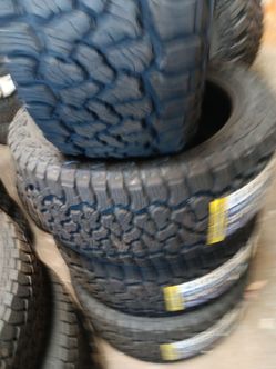 New set of tires lion xt 33 1250 22 lt