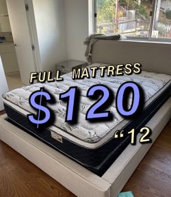 Full size pillow top mattress