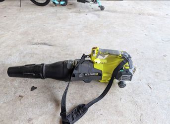 Ryobi Jet Fan Gas Handheld Leaf Blower RY09054 w/ Shoulder Strap