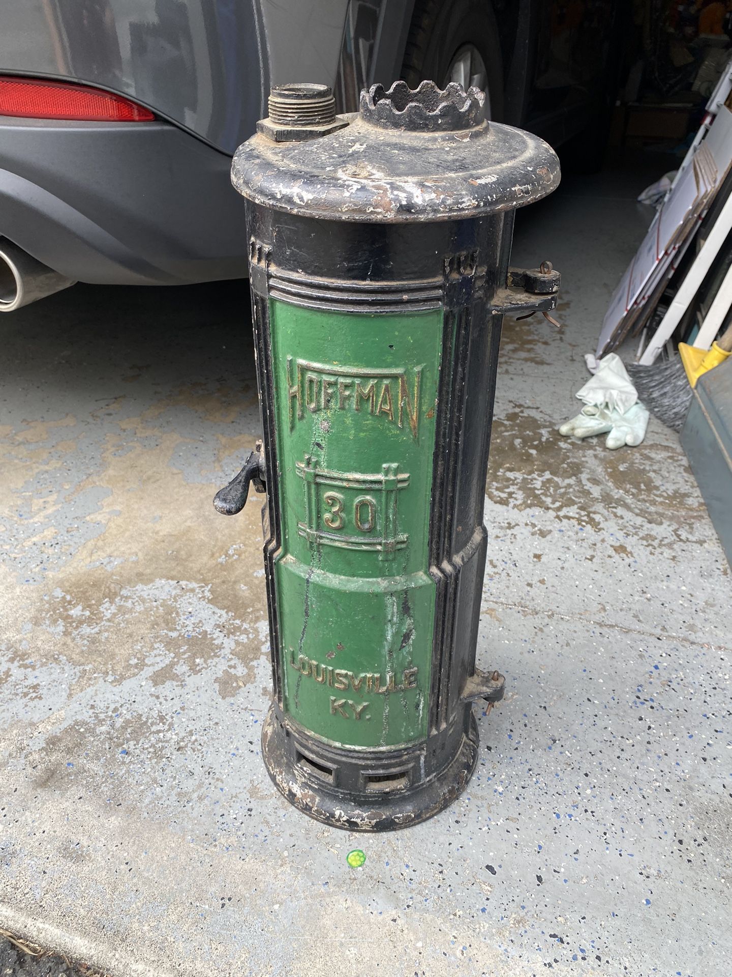Antique Water Heater.
