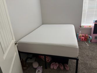 queen size bed and frame