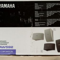Brand New Yamaha Outdoor Speakers NS-AW592