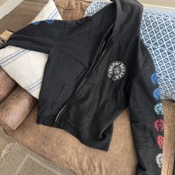 Chrome Hearts Black Zip Up