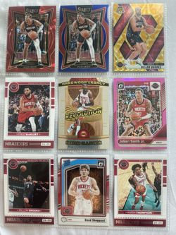 NBA CARDS ROCKETS LOT