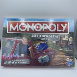 Monopoly Jeff Foxworthy Edition Board Game Redneck Property Trading NEW SEALED