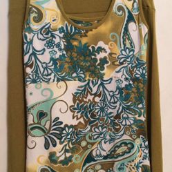 Two Piece Salaam Top and Skirt Set Size Small 