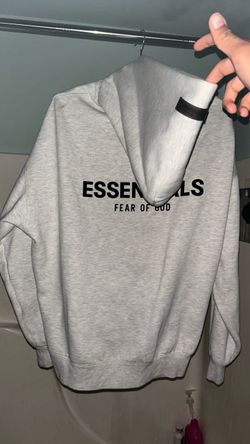 Essentials hoodie Dark oatmeal