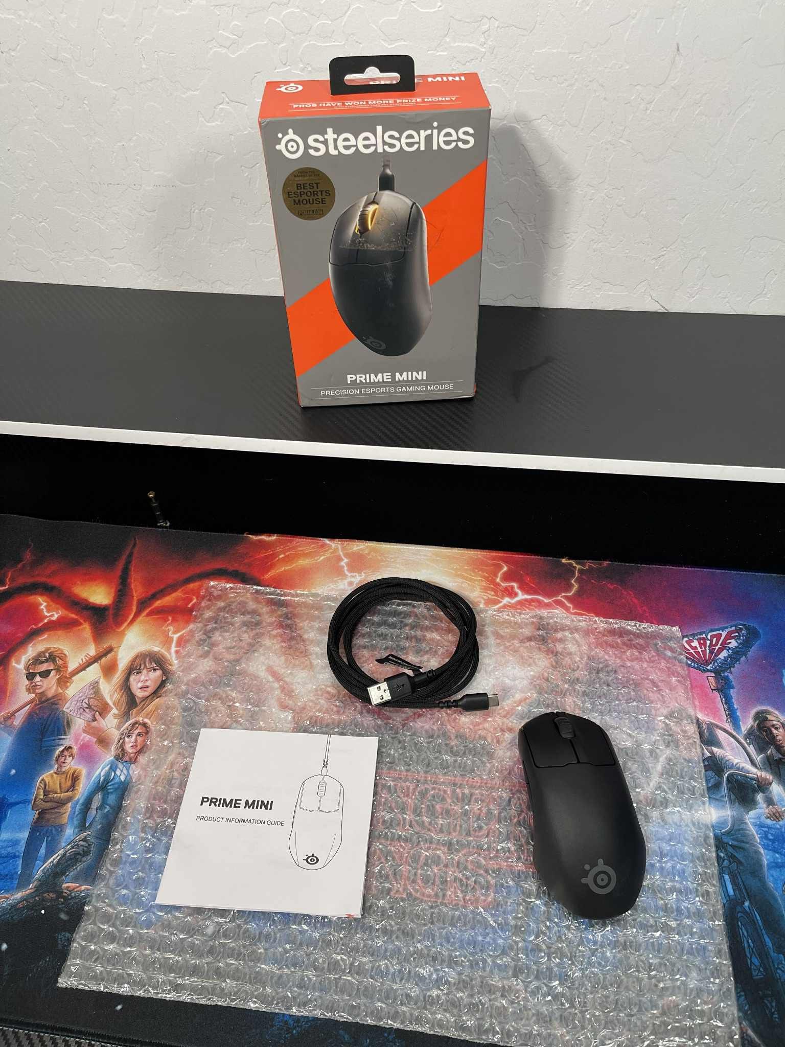 New SteelSeries Esports Mini FPS Gaming Mouse Ultra Light 61g – Prime Mini Edition – 5 Programmable Buttons – 18K CPI TrueMove Pro Sensor – Magnetic O