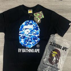 Blue ABC Ape Bape Tshirt