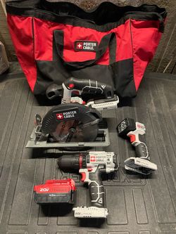 Porter Cable 20V Cordless Tool Combo Kit