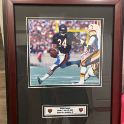 Walter Payton Framed