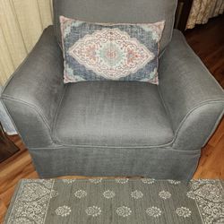 Gray Contempory Armchair