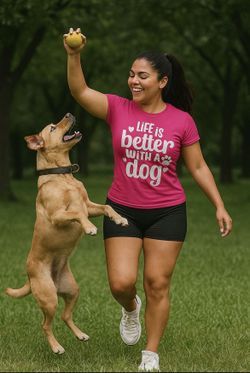 Life Is Better With A Dog Custom T Shirt For Men Women And Children