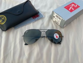 Polarized lenses aviator 3025 sunglasses black