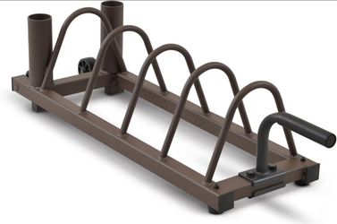 Olympic bar and plate holder