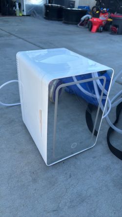 Mini Fridge with Mirror Glass Door