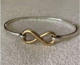 James Avery Infinity Bracelet- 14K & Sterling Silver
