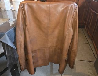 Vintage Banana Republic Brown Leather Jacket Size 42