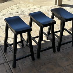 24” All Wood Stools