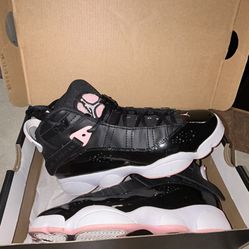 Jordan 6 Rings Pink White Blk