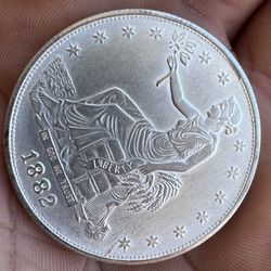 1882 Silver Us Dollar Coin 