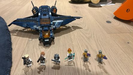 Lego Marvel Quinjet Completed Set