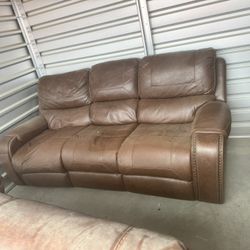 Leather Couch and loveseat Recliners / Rocker 