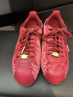 Nike Classic Cortez SE Velvet Red Crush- Womens 7.5 
