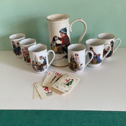 Norman Rockwell Mug Collection