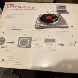 New ION USB Turntable iTTUSB Digitize Your Vinyl Record Album LP - $60 OBO