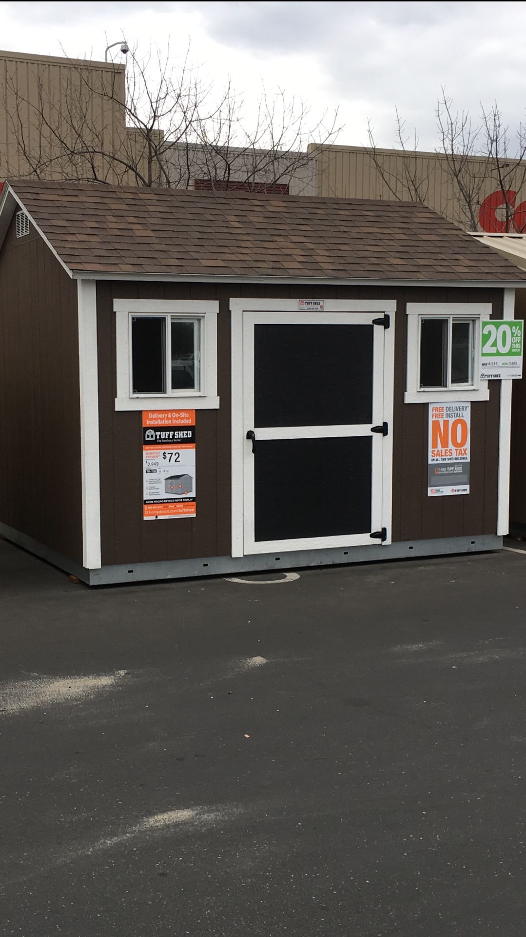 Tuff Shed 20% Discount!!! FREE Delivery!!! Financing Available!!!