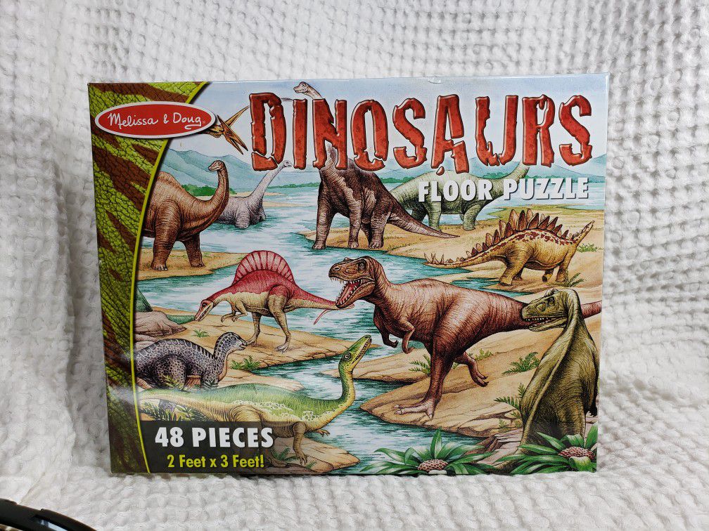 Melissa and doug Dinosaur floor puzzle . 