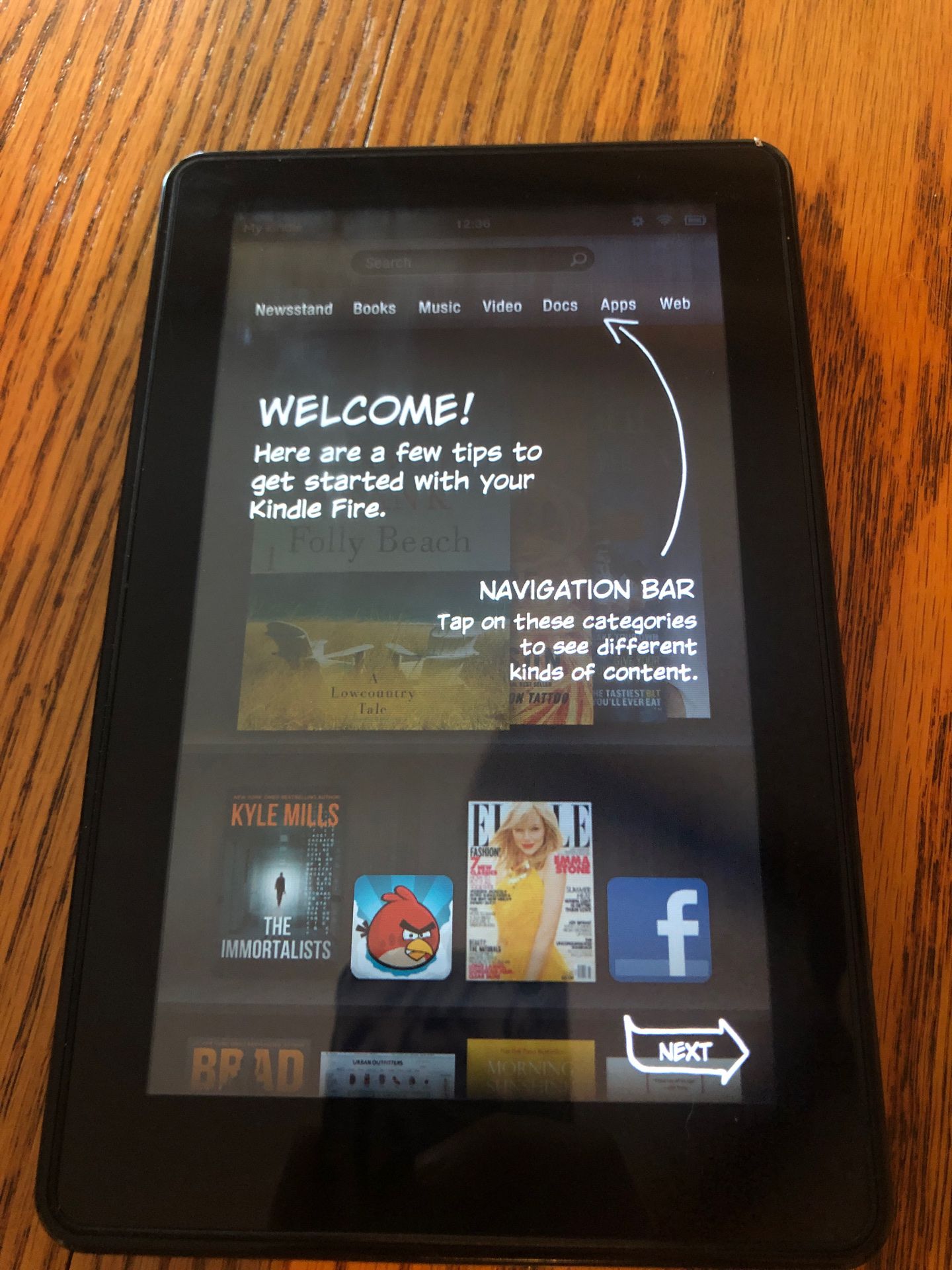 Amazon Kindle Fire (Barely Used! Price Lowered!)