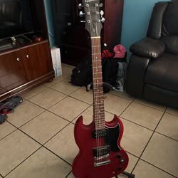 SG Tribute Electric Guitar, Cherry