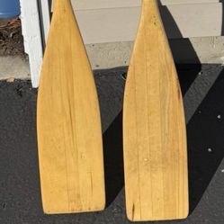 Wooden Boat Oars