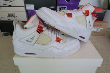 Nike Air Jordan 4 Retro OG Pure Metallic Orange (2020)