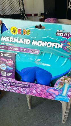 Mermaid tail swim fin