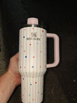 Stanley 40-oz Tumbler-Pink W/Stars