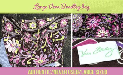 LARGE AUTHENTIC VERA BRADLEY BAG
