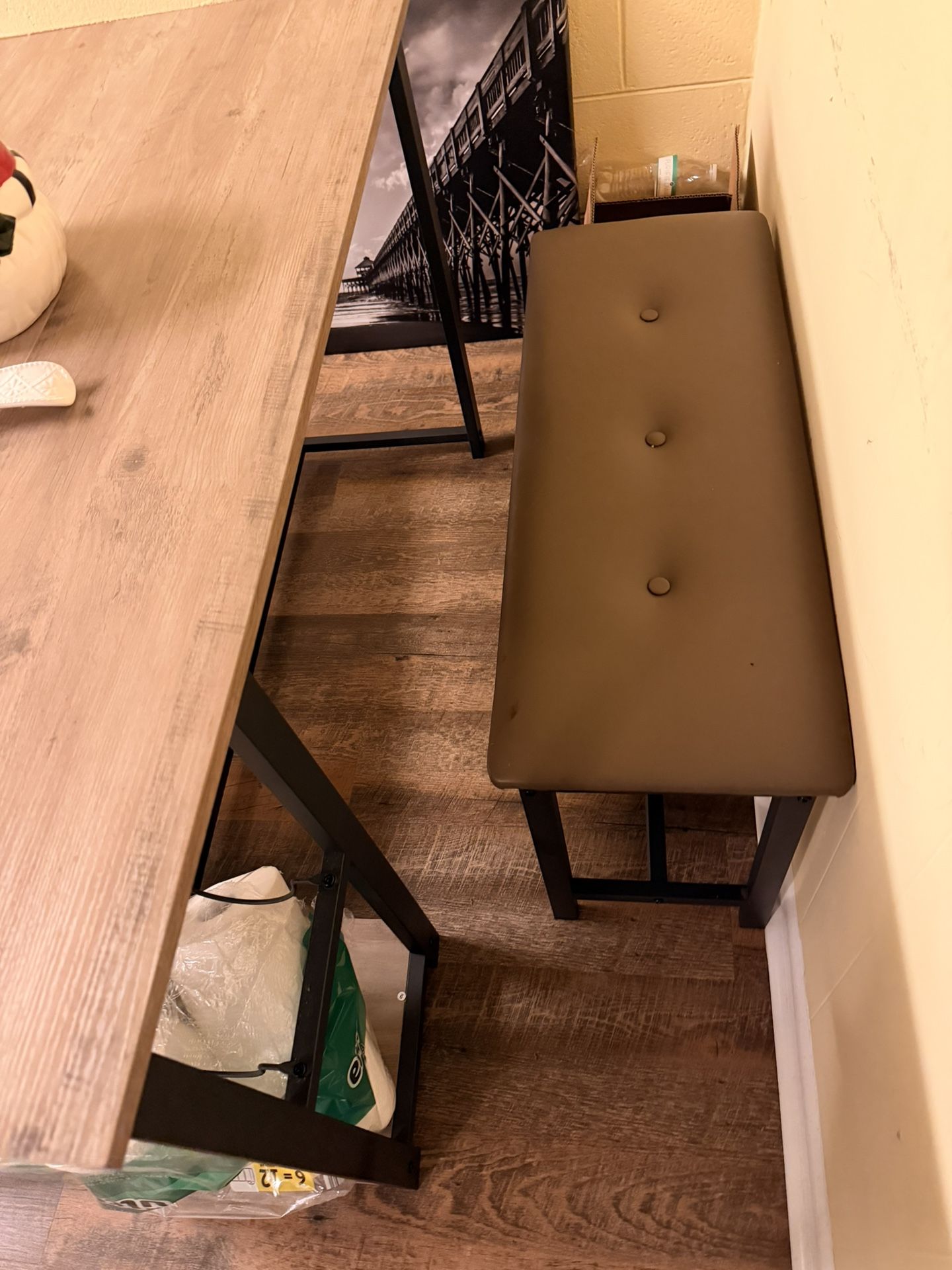 Dining Bench And Table Set 