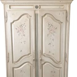 Ethan Allen Vintage French Country Painted Armoire