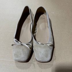 ANN MASHBURN Ballet Flat Camel Suede 37,5