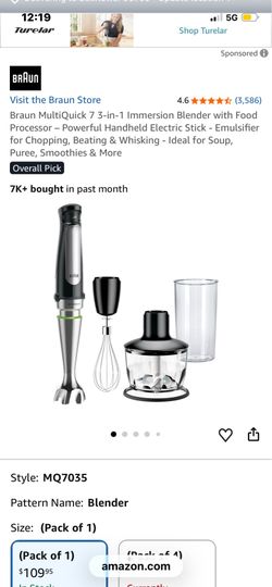 Braun “Immersion Blender”