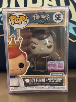 Funko Pop Freddy Funko as Knightfall Batman BW LE 1000 Fundays