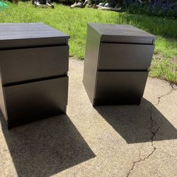 Two Small Nightstand 