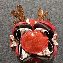 Little Girls Christmas Bow