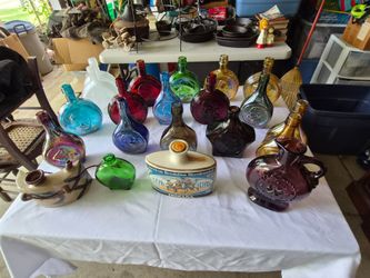 Decorative Glass/Decanters Including 17 Wheaton (21 Pieces Total)