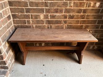 Wood Bench